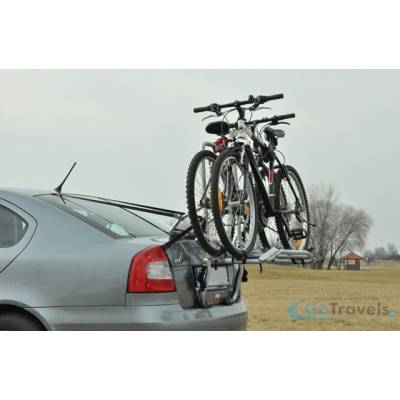 Bagażnik rowerowy Aguri Advans na 3 rowery na tylną klapę