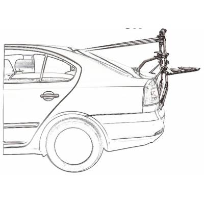 Bagażnik rowerowy Aguri Vantage na 2 rowery na tylną klapę