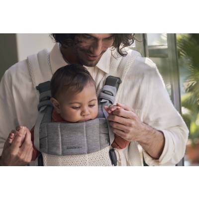 BabyBjorn Harmony 3D Mech kremowe, ergonomiczne nosidełko