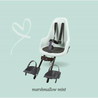 Fotelik rowerowy przedni Bobike GO Mini marshmallow mint / miętowy zielony