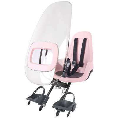 Fotelik rowerowy przedni Bobike GO Mini cotton candy pink / cukierkowy róż