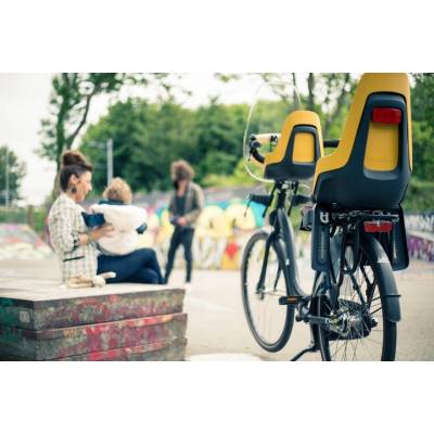 Fotelik rowerowy przedni Bobike Mini One - mighty mustard