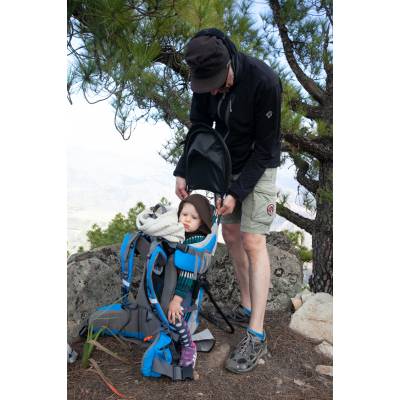 Nosidełko turystyczne dla dziecka Dromader Kangoo niebieskie