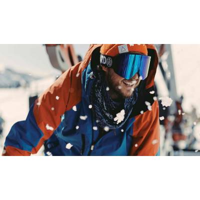 Gogle narciarskie BORN ON BOARD Black Star + pokrowiec BOB