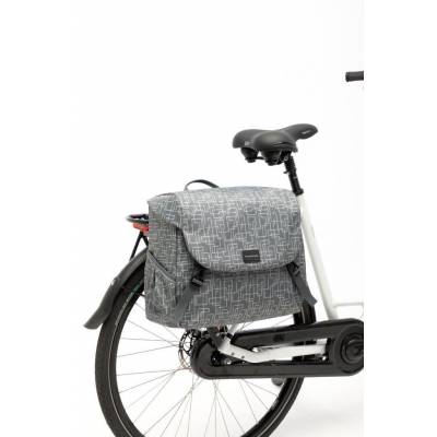 Sakwa torba rowerowa na bagażnik Newlooxs Ivy Mondi Joy Single grey