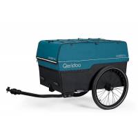 Przyczepa rowerowa bagażowa Qeridoo Qubee XL Petrol o pojemności 220 l