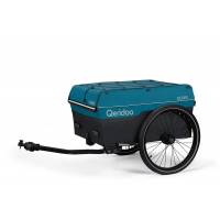 Przyczepa rowerowa bagażowa Qeridoo Qubee Petrol o pojemności 110 l