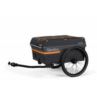 Przyczepa rowerowa bagażowa Qeridoo Qubee Grey o pojemności 110 l