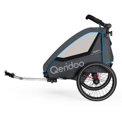 Przyczepka rowerowa, wózek Qeridoo QUPA1 Blue dla jednego dziecka