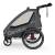 Przyczepka rowerowa, wózek Qeridoo QUPA2 Grey dla dwójki dzieci