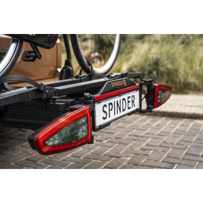 Bagażnik platforma rowerowa na hak SPINDER SC2 na 2 rowery, przesuwny i składany