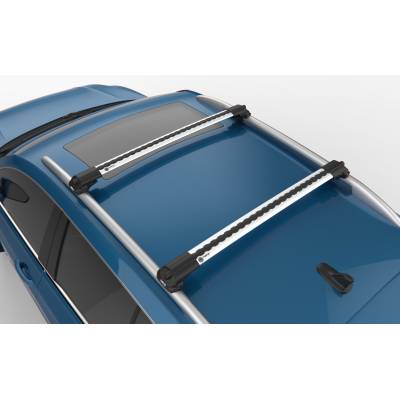 Bagażnik dachowy Turtle AIR I bazowy belki na relingi Ford Grand C-Max