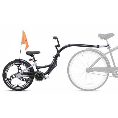 Weeride Kazam Link Pro czarny rower doczepiany hol rowerowy dla dzieci