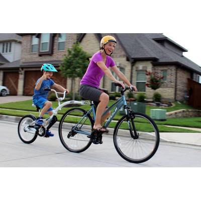 Rower doczepiany hol rowerowy dla dzieci WeeRide Co-Pilot biały