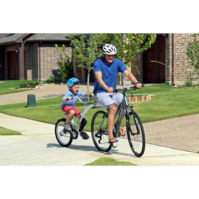 Rower doczepiany hol rowerowy dla dzieci WeeRide Co-Pilot biały