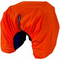 Pokrowiec na sakwę torbę rowerową przeciwdeszczowy - pomarańczowy