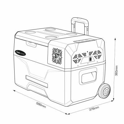 Turystyczna lodówka samochodowa z kompresorem Yeticool BX30 - WYPOŻYCZENIE